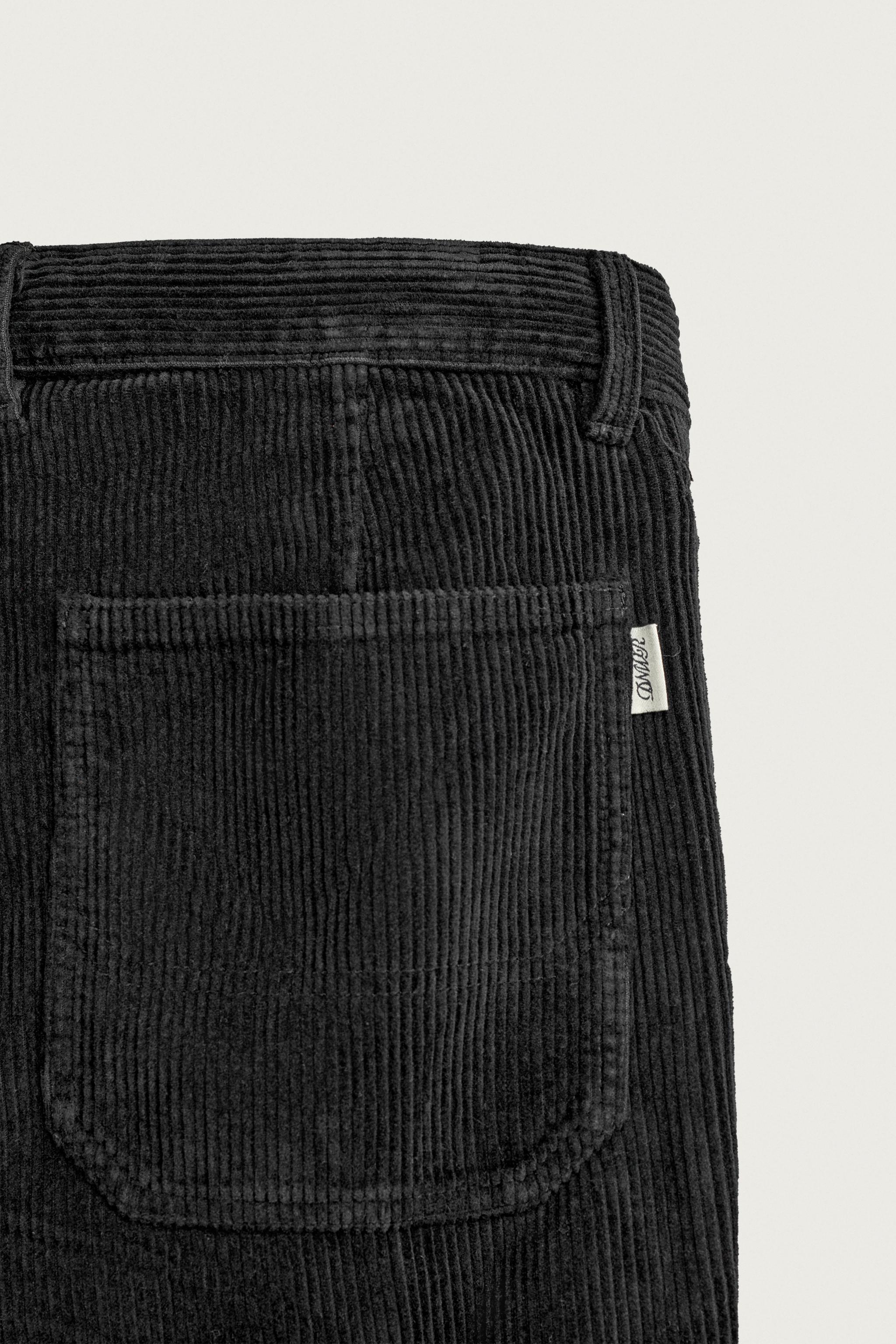 WASHED CORDUROY CARROT-FIT PANTS